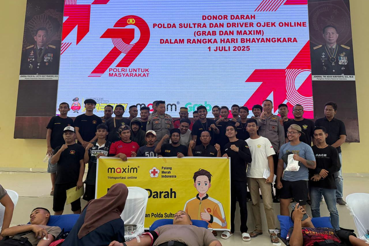 ​Kampanye Palang Merah Maxim: Mitra Pengemudi di Kendari Donorkan Darah pada Hari Donor Internasional