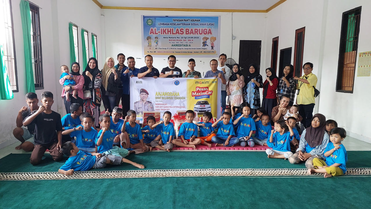​Maxim Kendari Dukung Penuh BNN Sultra dalam Gerakan Anti-Narkoba