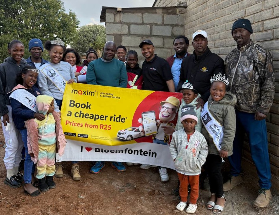 Maxim ride-hailing & delivery Joins Community Effort to Improve Home for Elderly Bloemfontein Resident