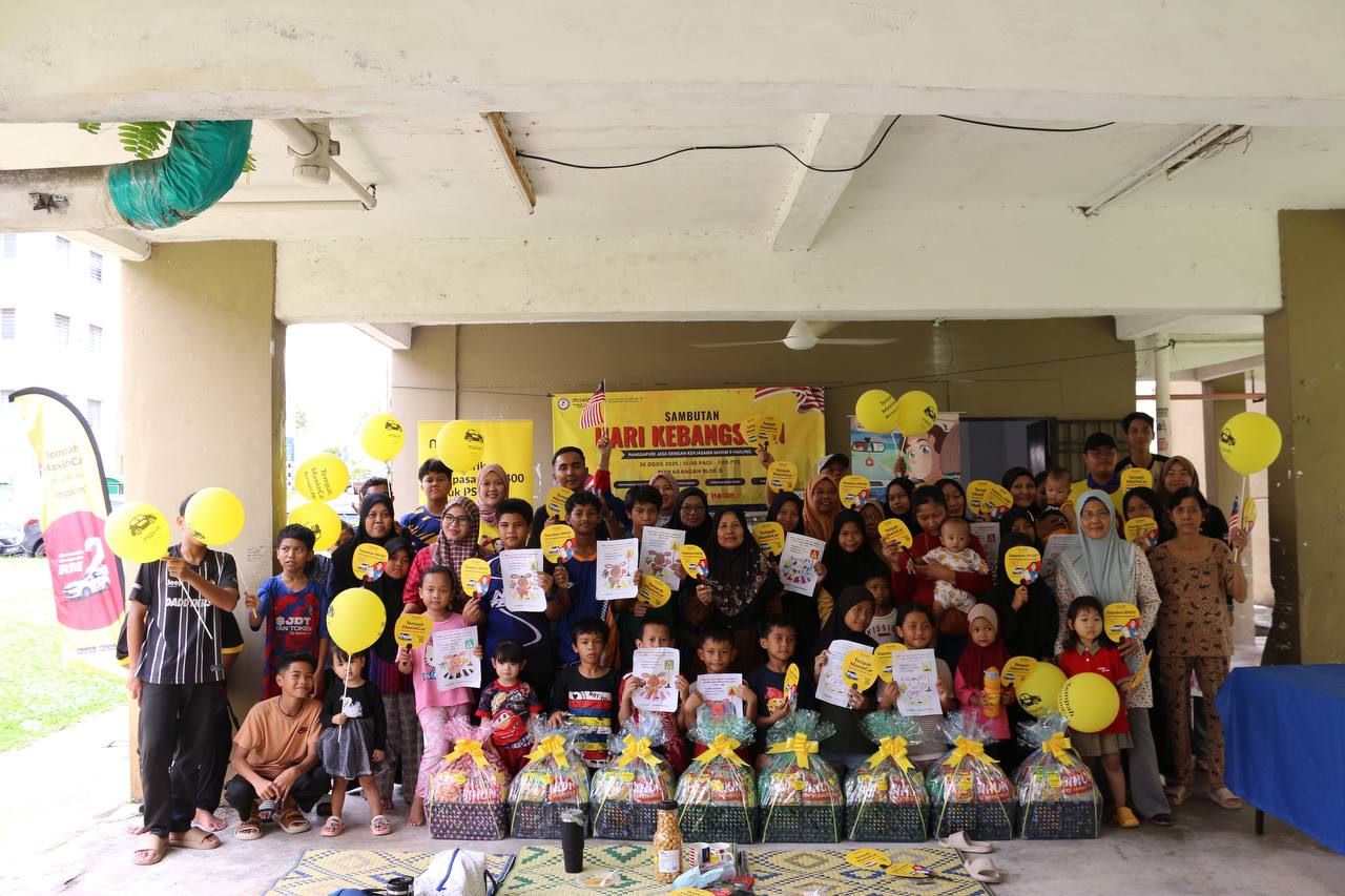 Merdeka 2025: Maxim E-hailing Prihatin Terhadap Masyarakat dengan Menganjurkan Acara Komuniti Sempena Hari Kebangsaan di Johor Bahru