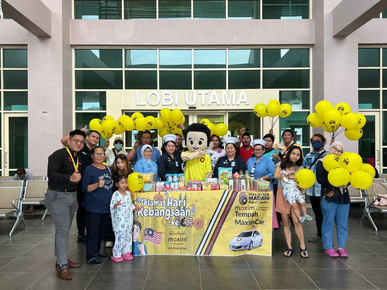 Merdeka 2025: Maxim E-hailing Prihatin Terhadap Masyarakat dengan Mengunjungi Wad Pediatrik di Hospital Miri Sempena Hari Kemerdekaan