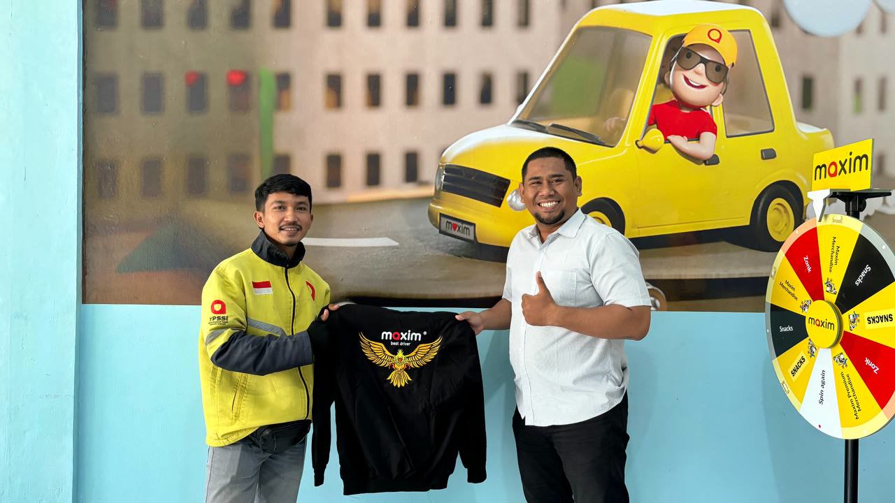Maxim Beri Penghargaan Best Driver ke Ojol Riau Yang Beri Layanan Profesional ke Penumpang