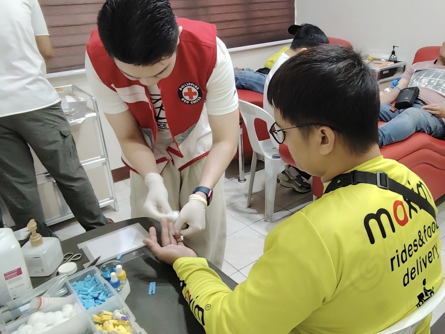 Maxim Batangas Driver-Partners Participate in Blood Donation Activity