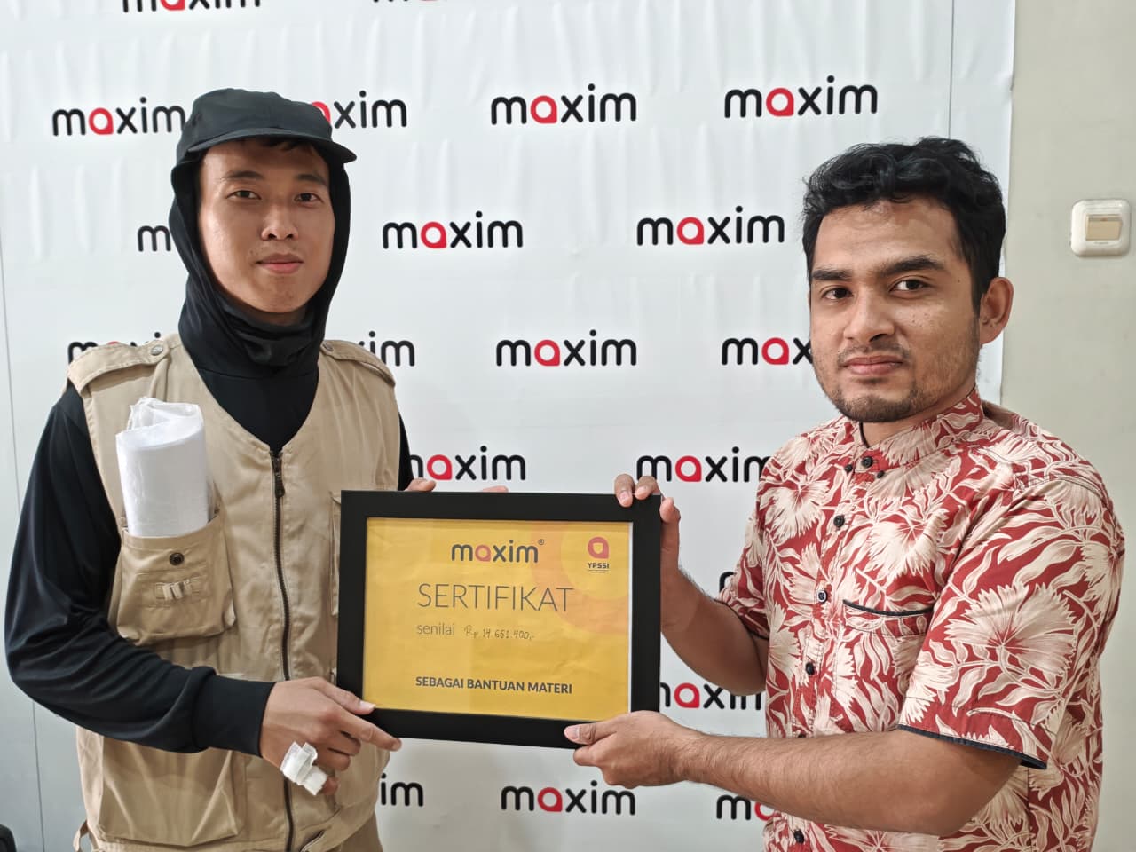 ​Jaminan Perlindungan Perjalanan: Maxim Berikan Santunan Rp14,000,000 Kepada Mitra Pengemudi di Sukabumi