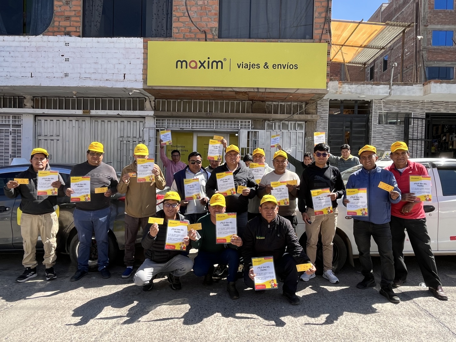 Maxim realizó actividades por el Día del Padre para reconocer a conductores en distintas ciudades del país