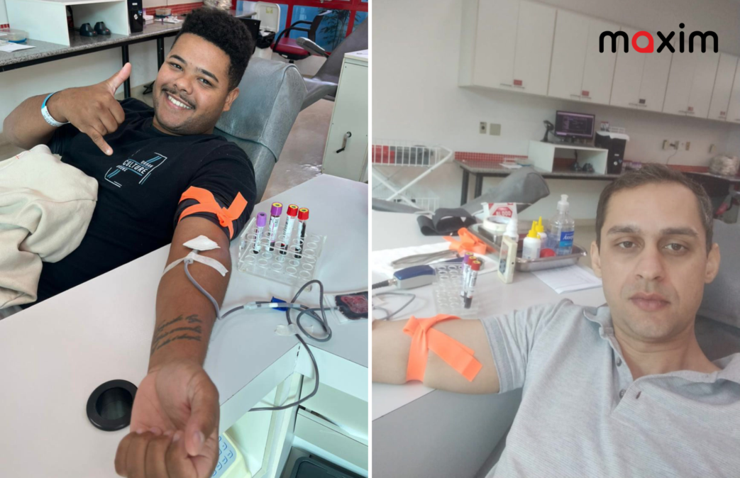 Maxim promoveu campanha de doação de sangue em parceria com o Hemocentro de Franca durante o Junho Vermelho
