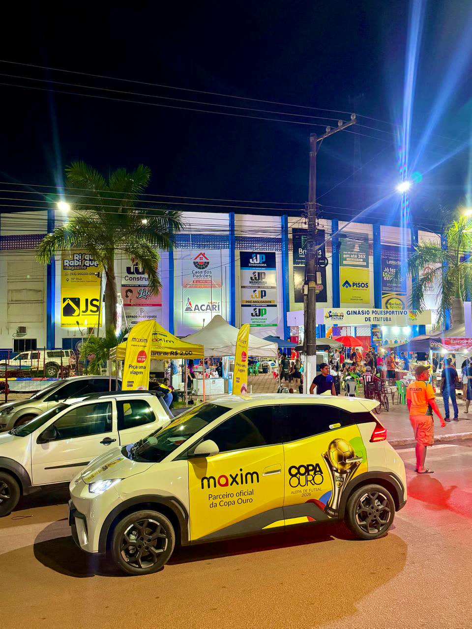 Maxim amplia mobilidade durante a Copa Ouro 2026 e oferece suporte a passageiros e motoristas em Itaituba